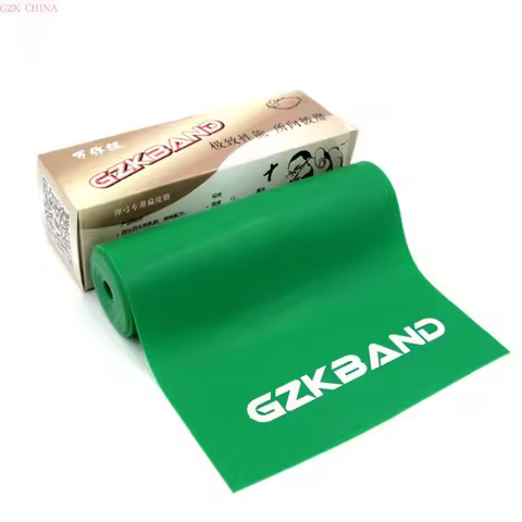 Tirachinas 2Mters *15cm Green GZK Band Used For DIY Slingshot Hunting Catapult Shooting