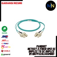PANDUIT NetKey 2-Fiber OM3 SC Duplex to SC Duplex 1m NKFPX23LSSSM001