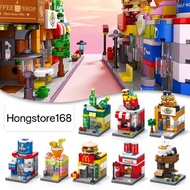 Nano Blocks Bricks Toys Street Store Store DIY Minifigure Cute Assembly