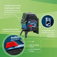 2026
 BOSCH GCL 2-15G 2 Line 15 M GREEN Laser Line Self Levelling Cross Line & Plumb Laser Level wit