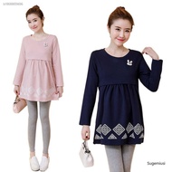 pregnant dress✸<Ready Stock>Maternity Dress Nursing Breastfeeding Blouse Pregnant | Seluar Mengandun