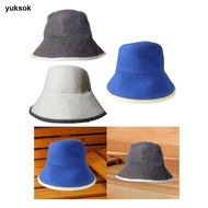 yuksok Sauna Hat, Russian Spa Hat, Lightweight Wool Felt Hat, Thermal Head Protection, Suitable for 