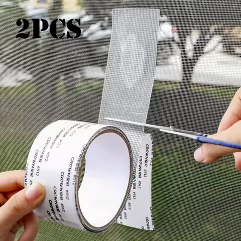 1/2pcs Window Screen Repair Tape Fiberglass Screen Patch Repair Kit Screen Tape Mesh Repair Screen D