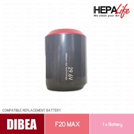 Dibea F20 Max Compatible Battery - Hepalife