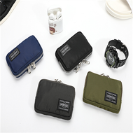 PORTER Japanese Niche Fashion Brand Mini Yoshida Joint Men's Hand Nylon Fabric Short Coin Purse Card Pocket Small Bag Genuine 2024