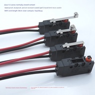 Unionwell Waterproof G5W11 Normally Closed 2-Wire Micro Switch 10A Stroke Limit Anti-dust D2VW Silve