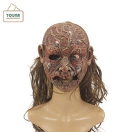 YOUNA Yêu Tinh ELF mặt nạ ác orc mặt nạ greepy Quỷ sọ Quái Vật Gnome Latex Mũ bảo hiểm goblinoid Hal