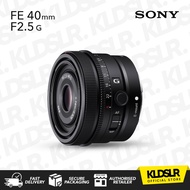 Sony FE 40mm F2.5 G Lens - SEL40F25G (1 Year + 1 YearSony Malaysia Warranty)