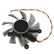 R128015BH 75mm 12V 0.32A 3 Pin Graphics Card Cooling Fan Replacement for ASUS GT 620 630 640 720 730