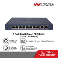 Hikvision DS-3E1510P-EI/M 8 Port Gigabit Smart POE Switch + 2 RJ45 port High Speed Transmission