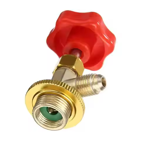 Dispensing Valve Bottle Opener 1/4 SAE Connector Mayitr Refrigerant Bottle Can Tap For R12 R22 R6000
