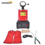 3KG Gold Melting Furnace,1500W 2012°F Melting Furnace Digital Smelting Furnace Kit  Fluted Graphite