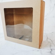 (Expert) Kraft Cake Box Size 20 x 20 x 10 cm