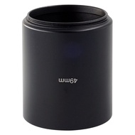 49mm x0.75mm Thread Metal Camera Lens Hood For Telephoto Lens