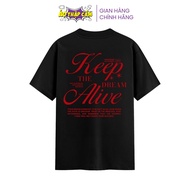Áo Thun Streetwear Cotton 250GSM "KEEP THE DREAM ALIVE" Áo Phông Local Brand Dày Dặn - Áo Thập Cẩm