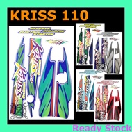 Kriss 110 Modenas Sticker Body Stripe Strike Motor Kriss 1/2