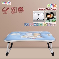 FR-C928 Meja Lipat Karakter Gambar 3D Portable Multifungsi / Meja Belajar Anak Motif 3D Anti Air / Meja Laptop Lipat Korean Style / Folding Table Import