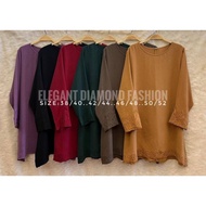 DAHLIA BLOUSE SULAM LABUH PLUSSIZE