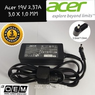 Acer N19H1 Laptop Notebook Charger Adapter Adaptor 19V 2.37A 45W Pin Size 3.0*1.0mm Oem