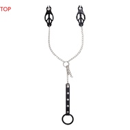 ❤ Binding Flirting Silver Three Pages Nipple Clamp Scattered Shooting Supplies Womens Equipment Mei