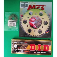 Y15 Y15ZR SPROCKET MCS 415 YAMAHA SPOKET &amp; 415-SDX DID Non O-Ring motorcycle chain / 415 ERZ Racing Chain / Rantai Japan