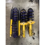 Honda Freed Spike GB3 KYB Lowfer Sport Absorber Shocks with Spring Original Halfcut Japan Jazz GE8 G