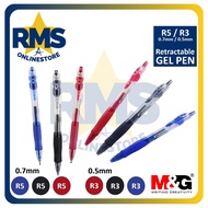 M&G R3 / R5 Retractable Gel Pen 0.5mm / 0.7mm
