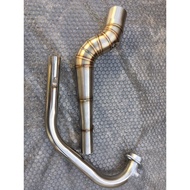 Cổ Pô 2 khúc from Stb và Wrx dành cho Satria Fi Raider Fi winner sonic Chuẩn inox 304 mối hàn rất