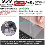 PsDs Nano Matte Anti-fingerprint Ultra Thin Sensitive PET Trackpad Touchpad Protector MB Air 13.6 in