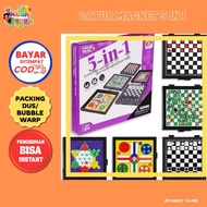 5 in 1 magnetic chess toy