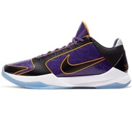 Nike Zoom Kobe 5 Protro"Lakers"Purple Black Practical Basketball shoes for Women's and Men's