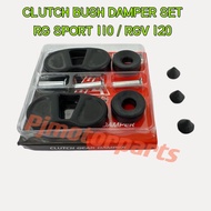 SUZUKI RG SPORT 110 / RG110 / RGV 120 / RGV120 ( 1 SET ) CLUTCH BUSH DAMPER DEMPER SET / KLAC HOUSIN