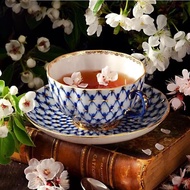 LOMONOSOV Russian coffee cups and saucers European court coffee cups and saucers advanced retro afternoon tea gift box