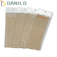 DANILO Keyboard Stickers Hebrew Laptop Accessories Dust Protection Transparent Korean Notebook Langu