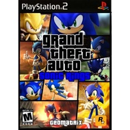 (PS2 DVD GAMES) GTA SONIC RINGS