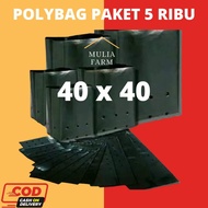 PLASTIC POLYBAG PLANT POT 40 X 40 COD