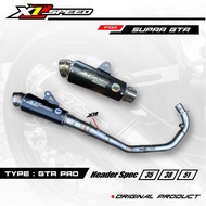Supra exhaust GTR/SONIC 150 type original Roadrace exhaust X1 Speed