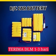 R/C car battery rechargeable 3.6V, 4.8V, 6V, 7.2V, 9.6V