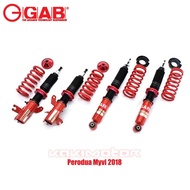 GAB HE Series Adjustable Suspension - Perodua Myvi G3 M800 18+