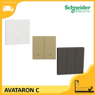 Schneider Electric AvatarOn C Switches (white/dark grey / wine gold) (1 gang / 2 gang / 3 gang)