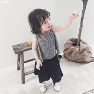 [Real Photo] Plaid Set For Girls 1-5Y