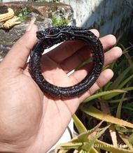 Gelang/gelang akar bahar/gelang akar bahar ukir naga