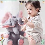 HUISHU Singing Elephant Plush, Ears Moving Interactive Design Animated Elephant Toy, Educational Cut