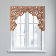 KAYU Walldecor Wooden Mihrab Prayer Room Home Wooden Display Mihrab Door Laser Cutting