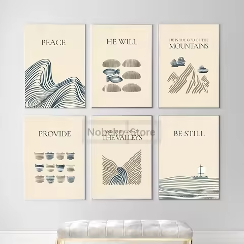 Jesus Poster Bible Art Encouraging Bible Verse Christian Prints Canvas Painting Wall Art Pictures Ho