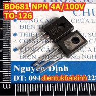 10pcs BD681 BD681G BD682 BD682G NPN forward / PNP reverse transistor 4A 100V TO-126 kde1477
