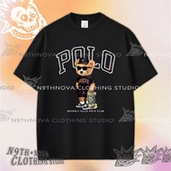 24h shipping N9THNOVA Bear Polo High-quality T-shirt, Unisex, vintage 2