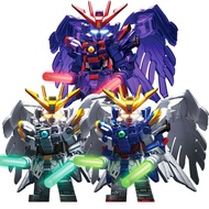 New Gundam Mecha Flying Wing Zero Assembling Model Air Flying Warrior Building Blocks Minifigure Boy