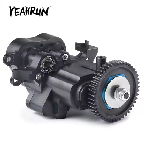 YEAHRUN Metal Center Transmission Case Gearbox for TRX-4 TRX4 TRX-6 1/10 RC Crawler Car Upgrade Part