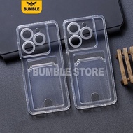 Tecno Spark 10 Tecno Spark 10C Softcase Clear Card Case Tecno Spark 10 Tecno Spark 10C Card Slot Cas